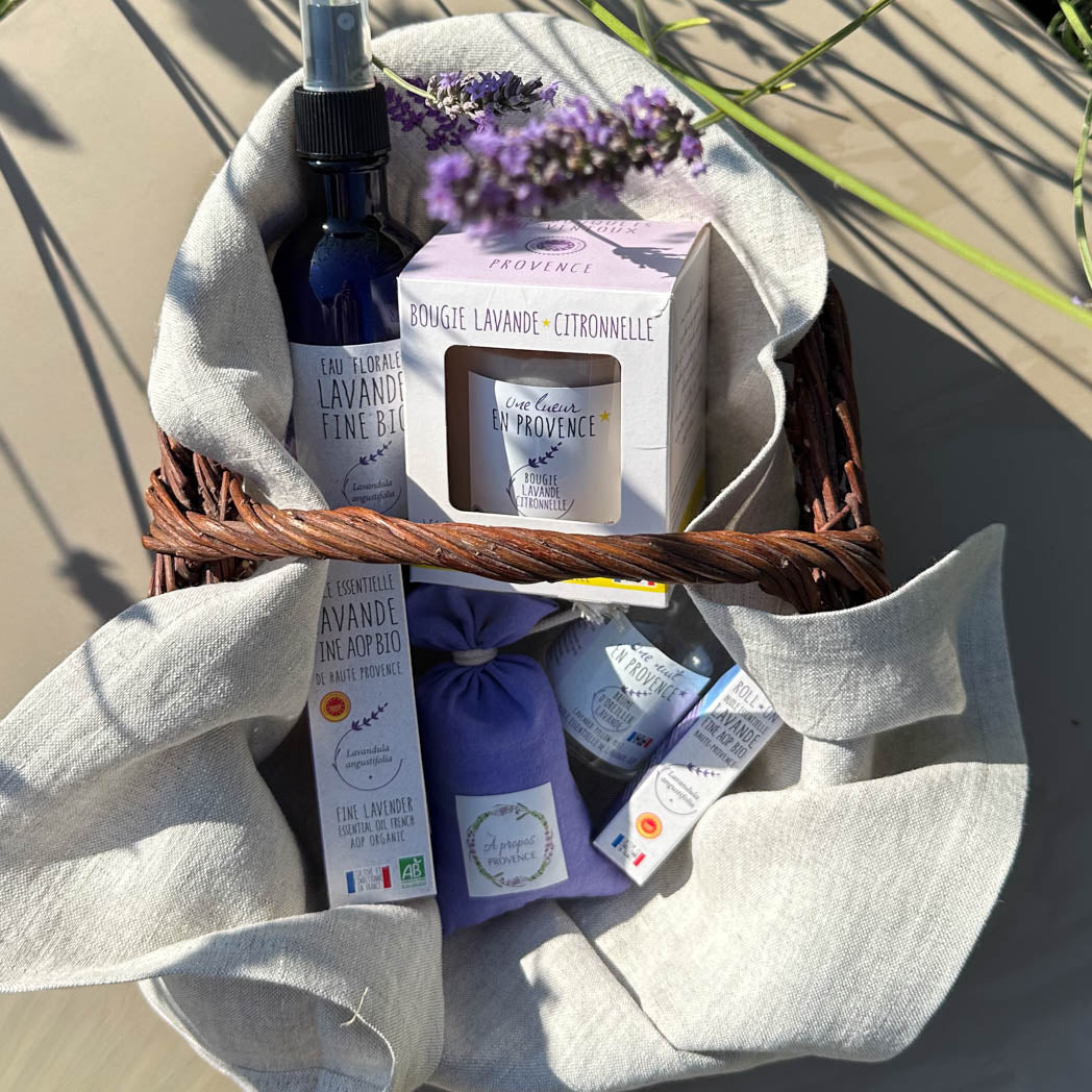 Lavendel Sommer Wellness Paket / 8er Geschenk Sommer Set