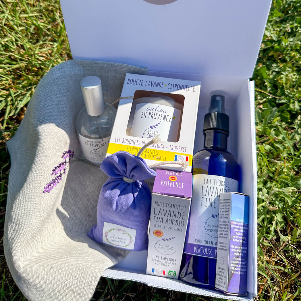 Lavendel Sommer Wellness Paket / 8er Geschenk Sommer Set