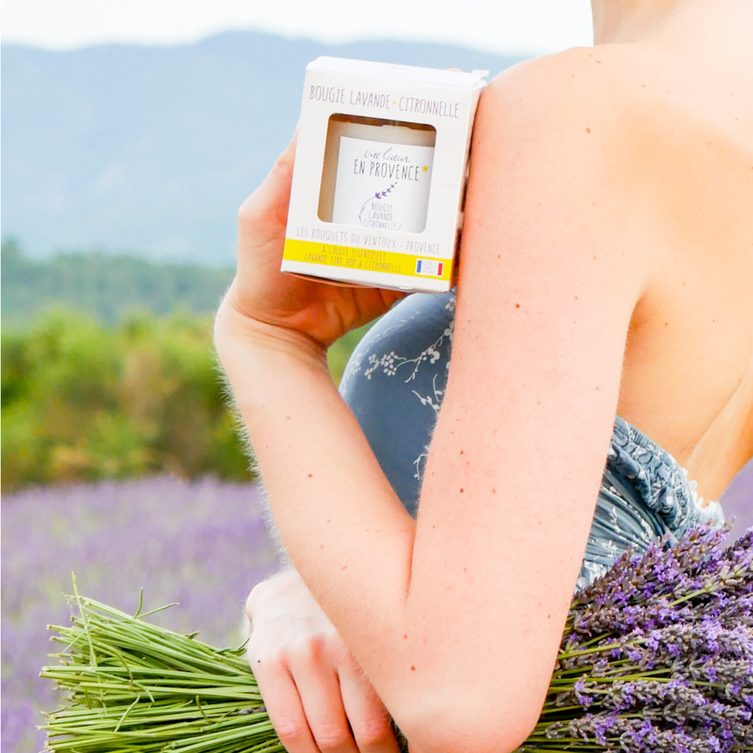 Bio Citronella & Lavendel Duftkerze Provence