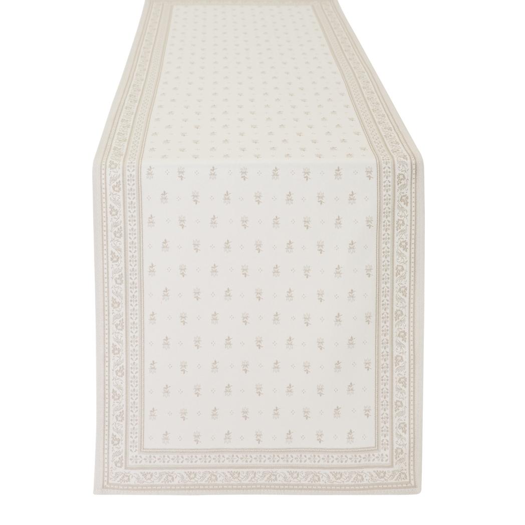 Jacquard-Tischläufer-beige